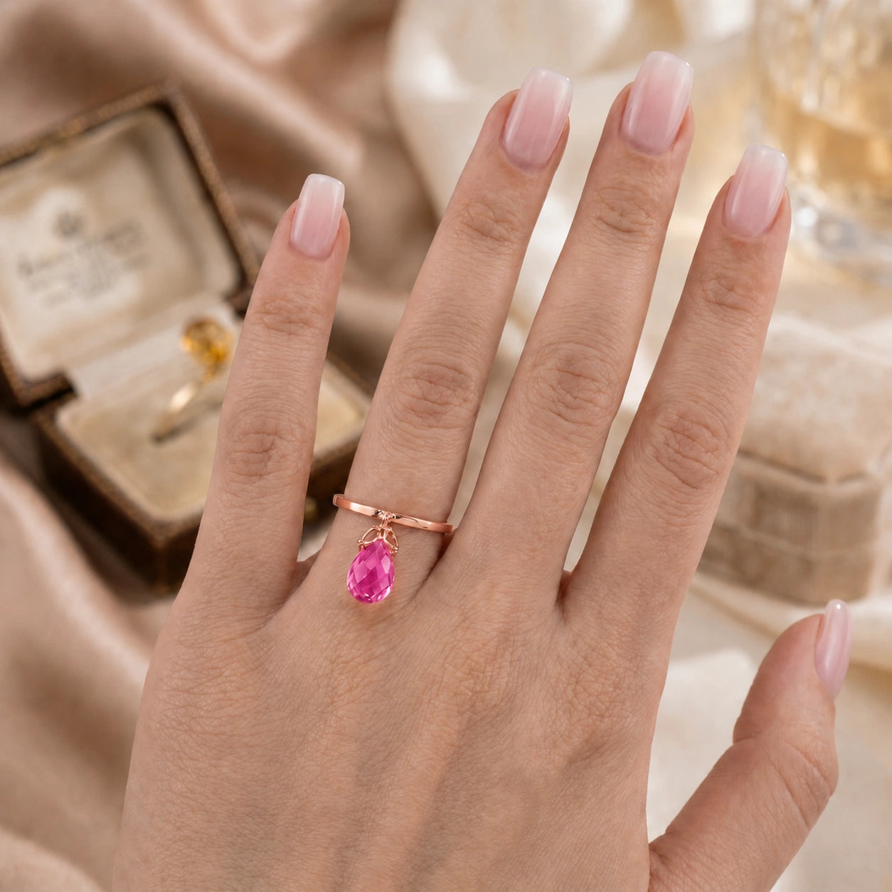 Rose Gold Pink Topaz — Demetra