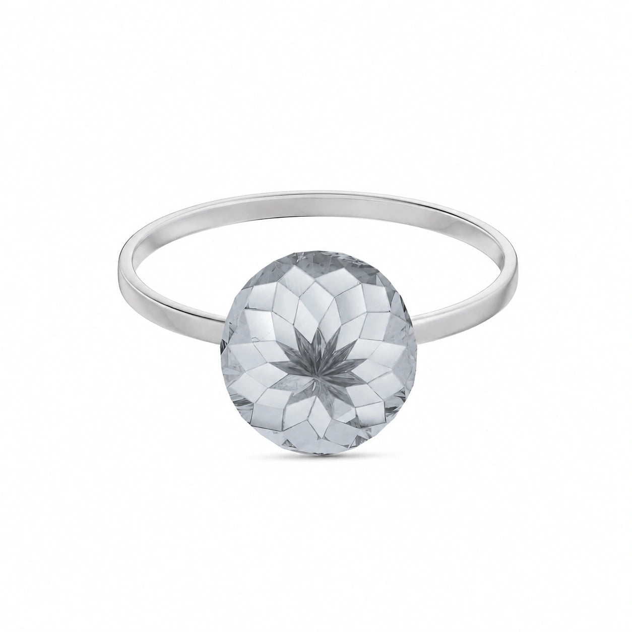 White Gold White Topaz — Demetra