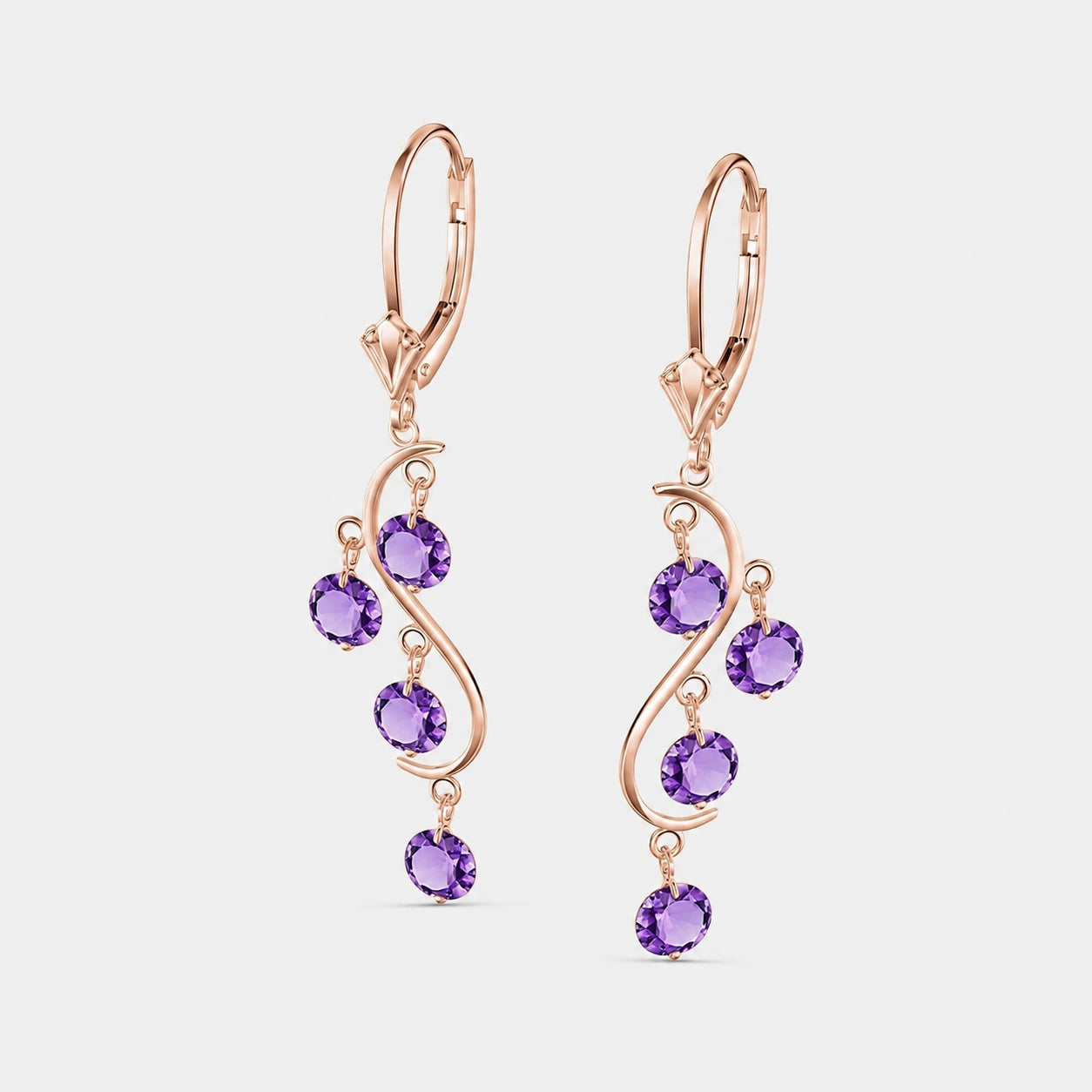Rose Gold Amethyst — Mariaallegra