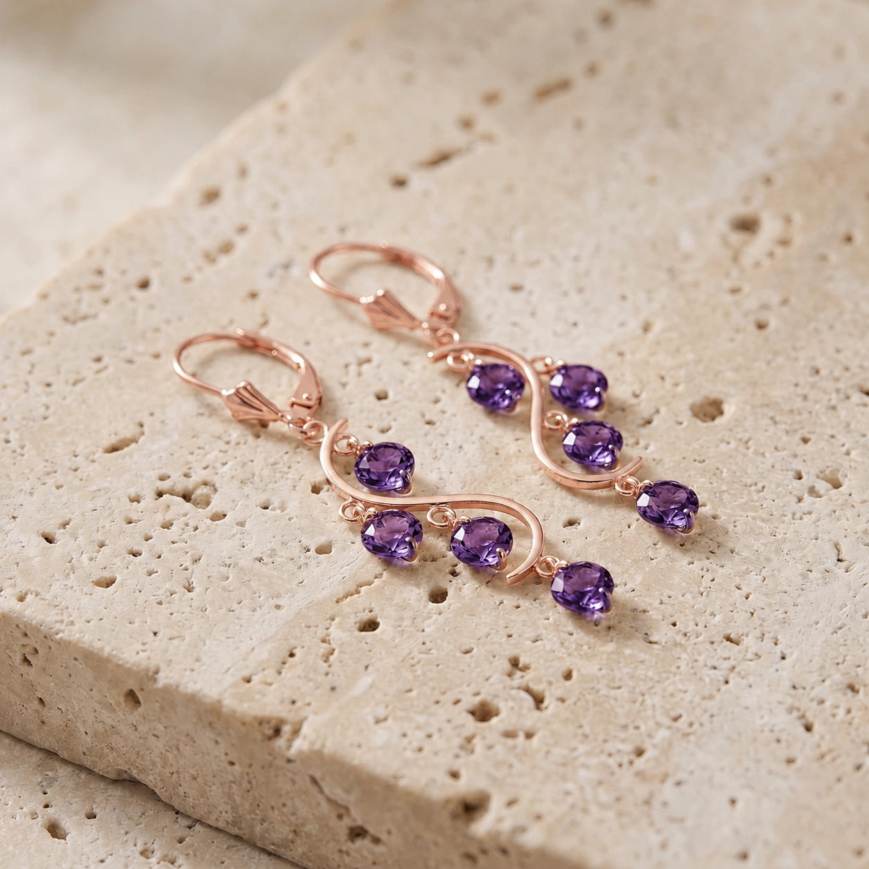 Rose Gold Amethyst — Mariaallegra