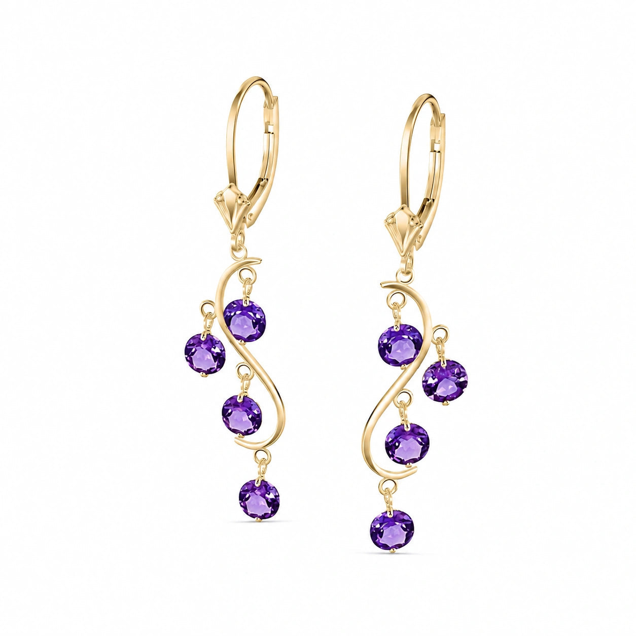Yellow Gold Amethyst — Mariaallegra