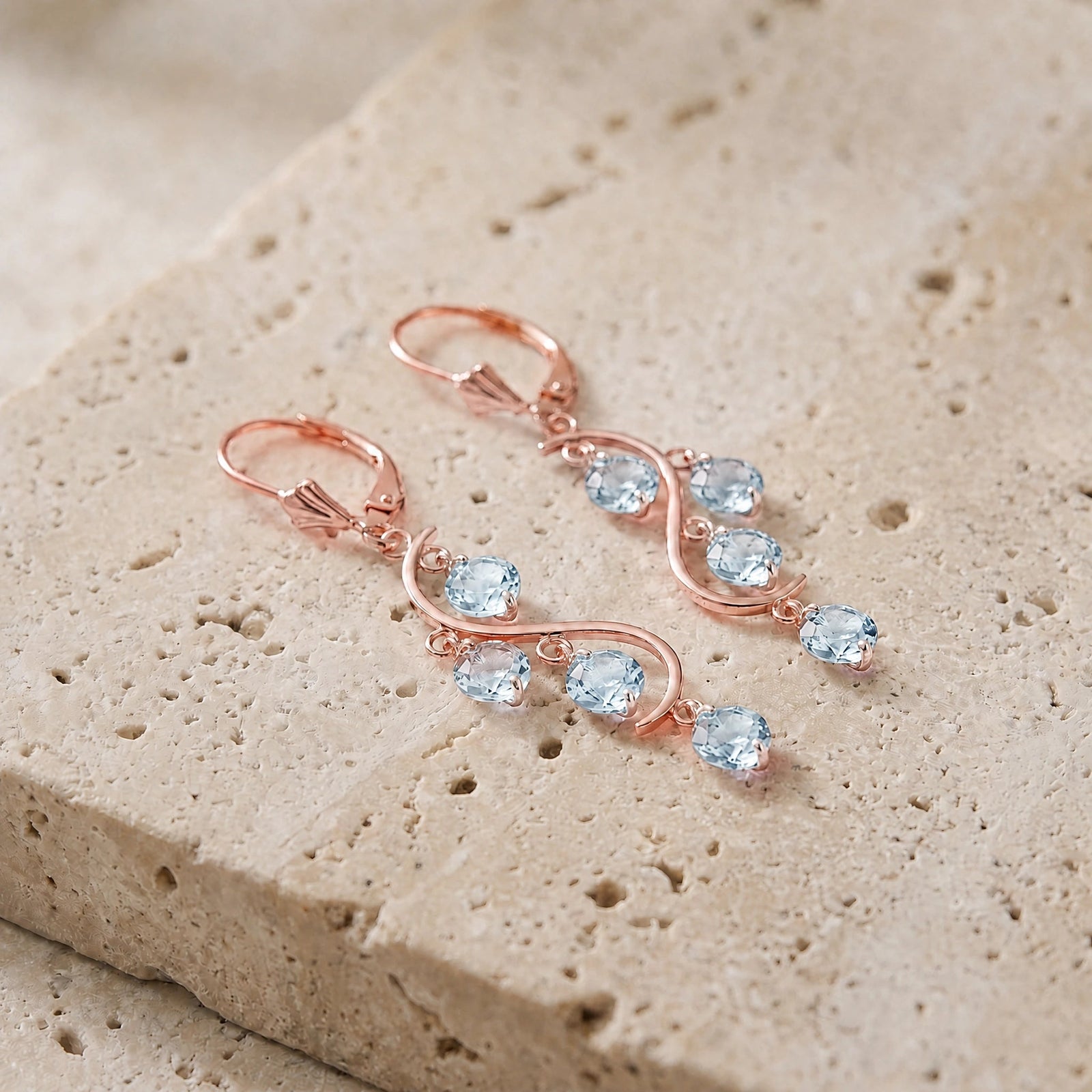 Rose Gold Aquamarine — Mariaallegra