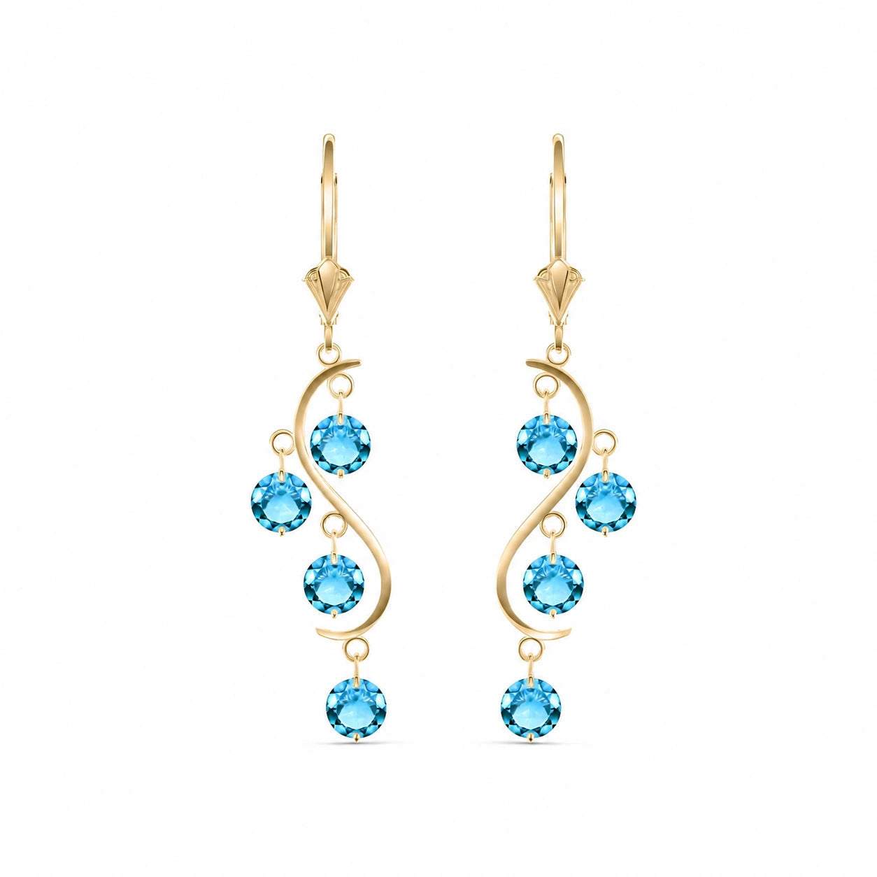 Yellow Gold Aquamarine — Mariaallegra