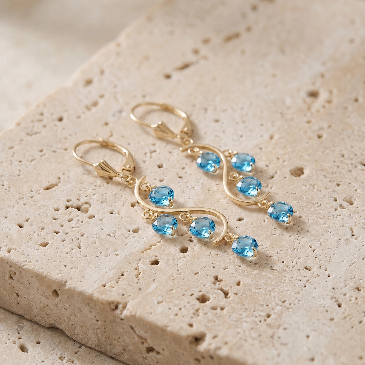 Yellow Gold Aquamarine — Mariaallegra