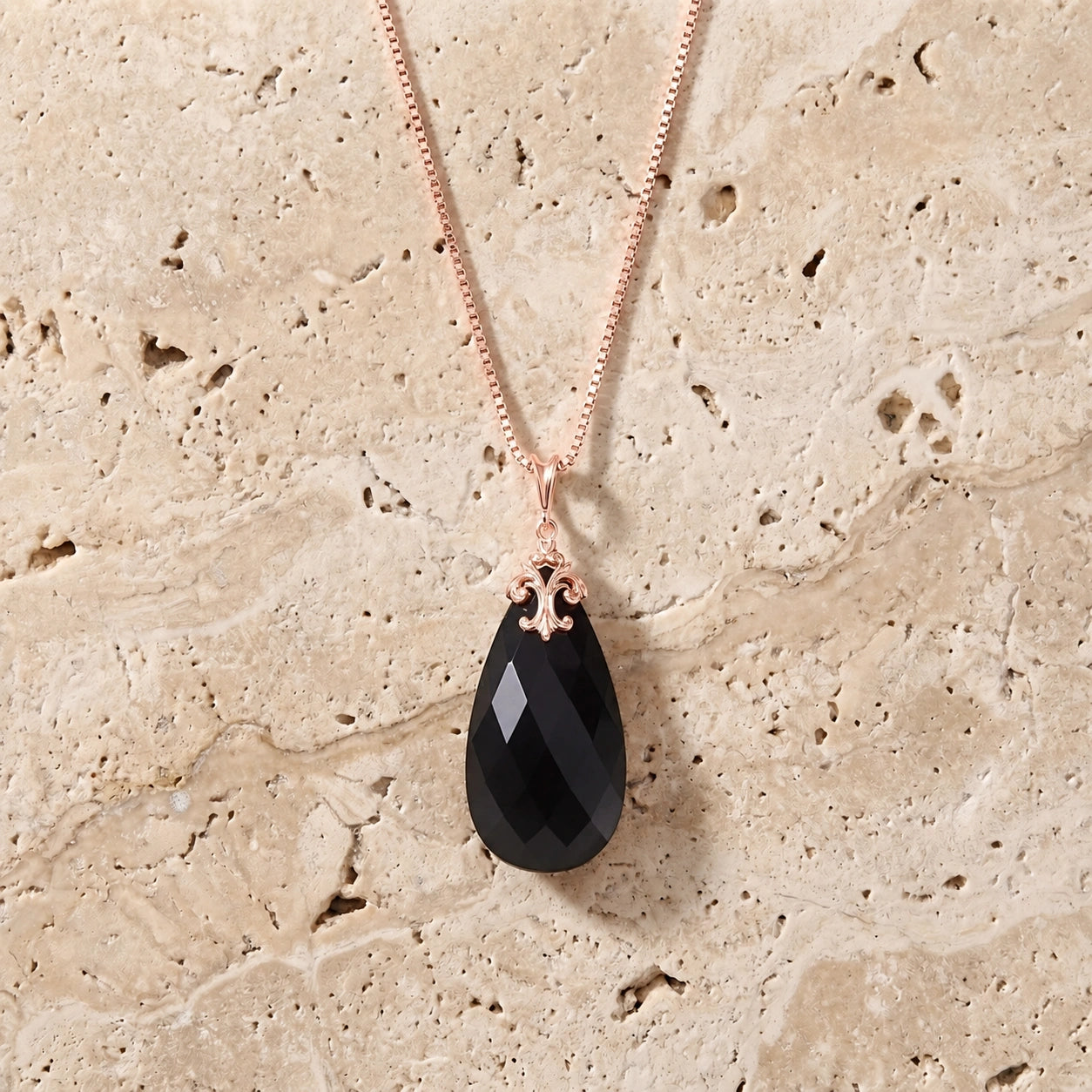 Rose Gold Black Onyx — Euridice