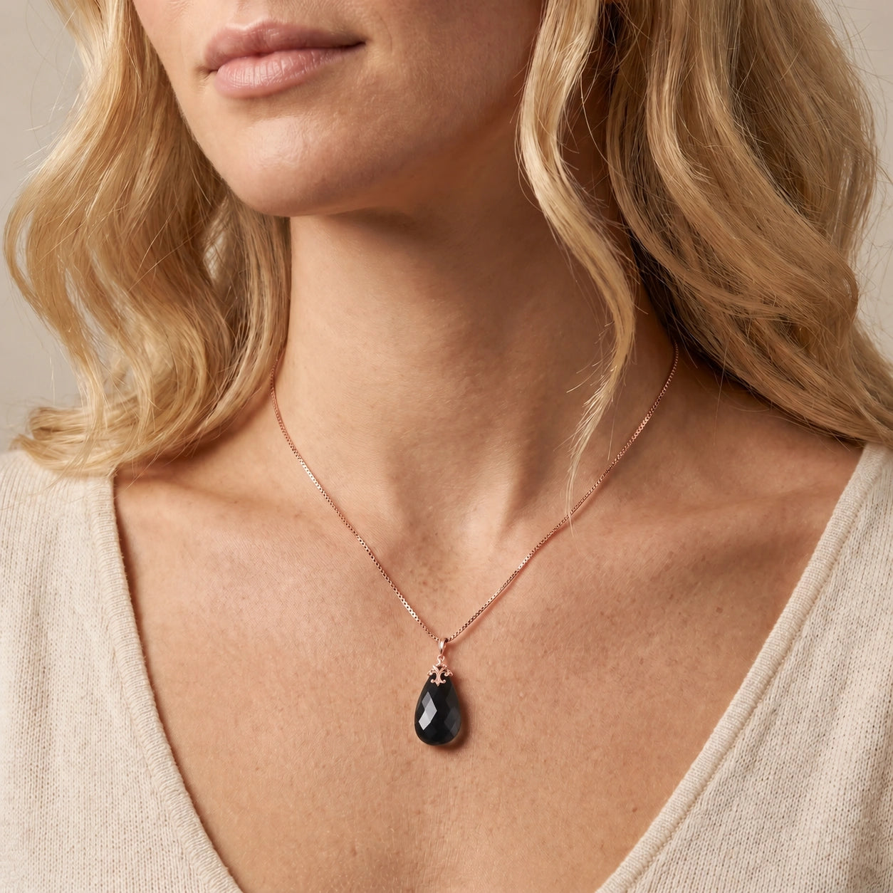 Rose Gold Black Onyx — Euridice