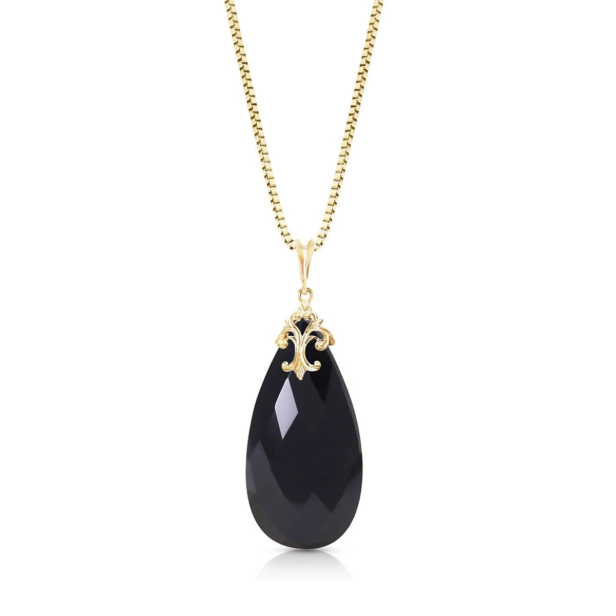 Yellow Gold Black Onyx — Euridice