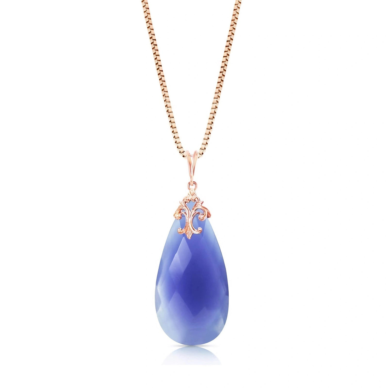Rose Gold Blue Chalcedony — Euridice