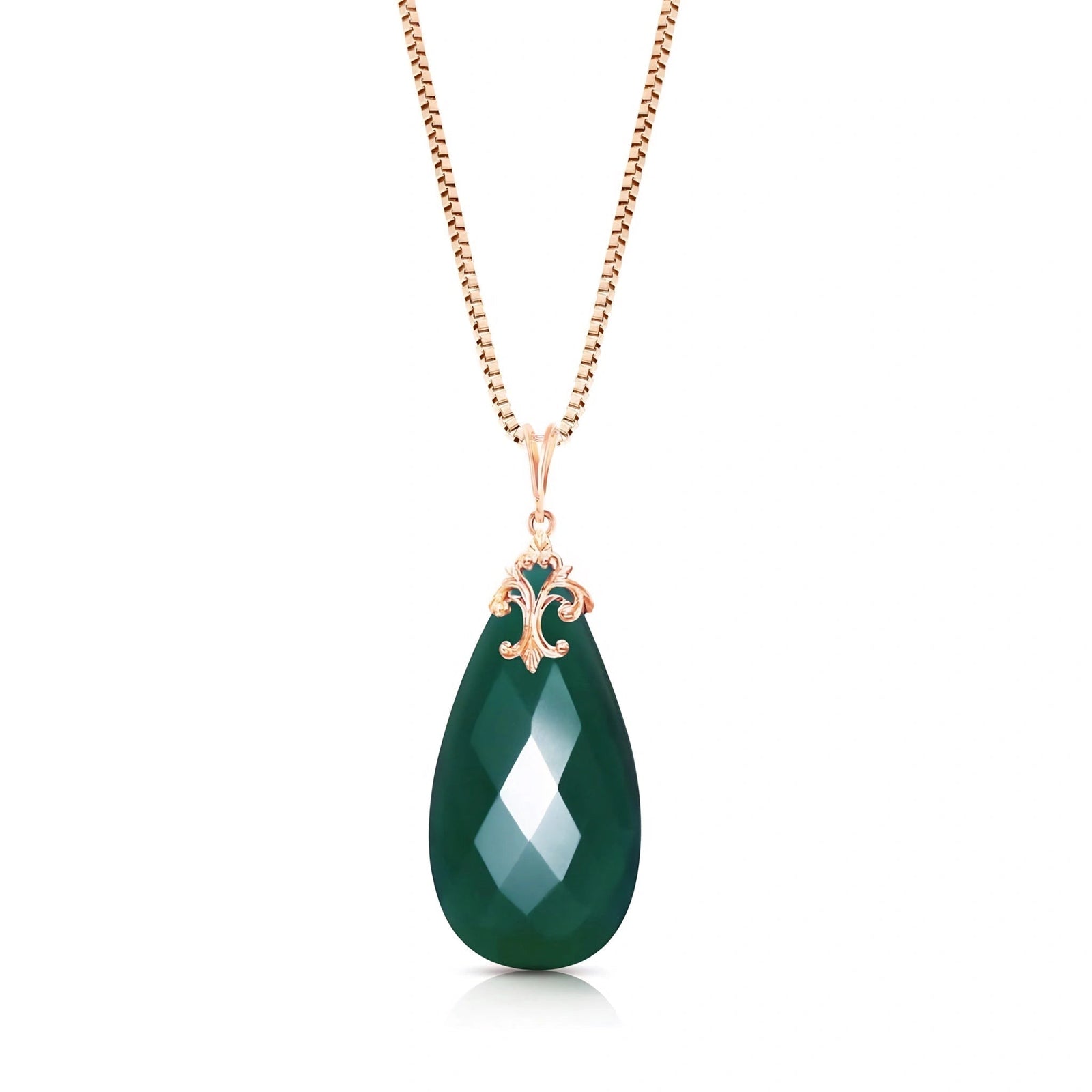 Rose Gold Green Chalcedony — Euridice