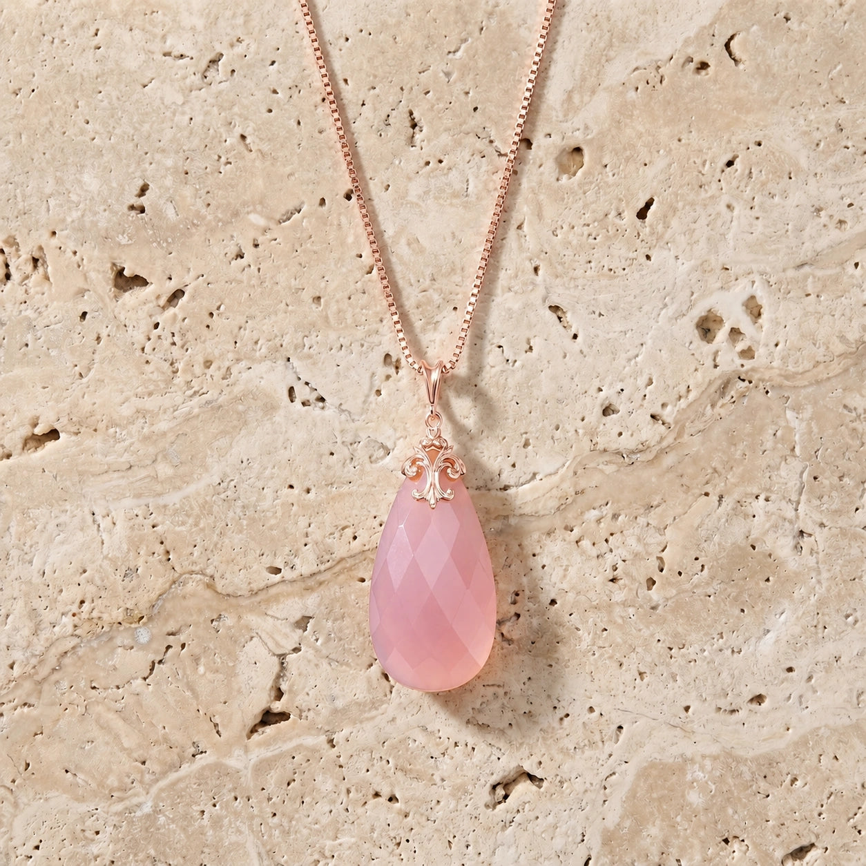 Rose Gold Pink Chalcedony — Euridice