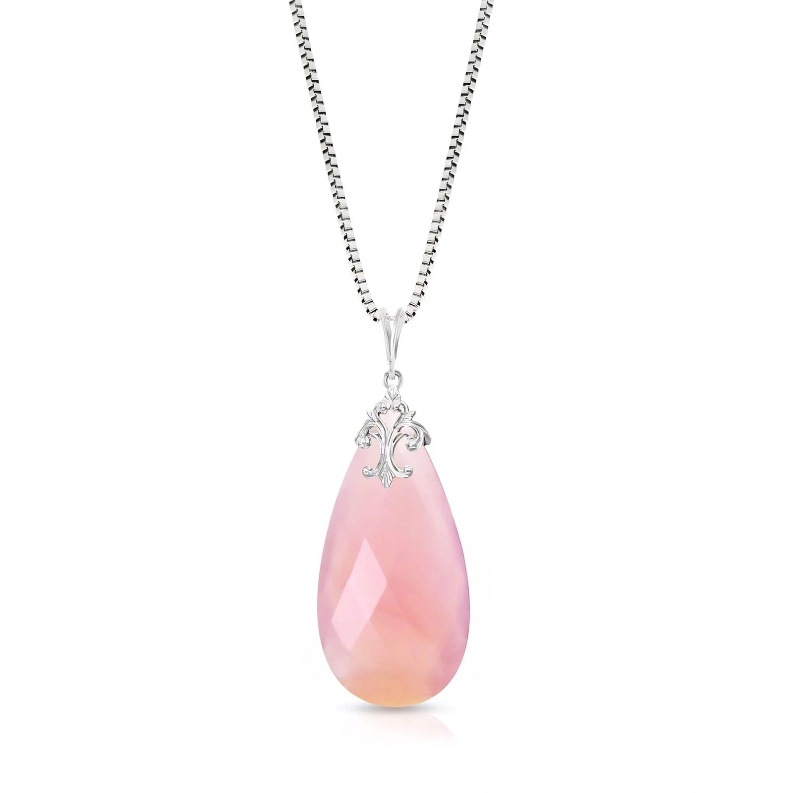 White Gold Pink Chalcedony — Euridice