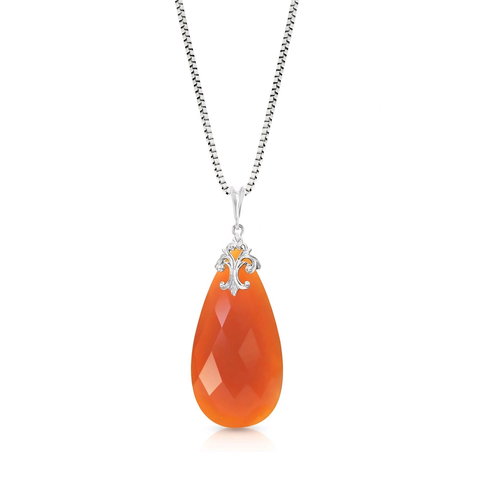 White Gold Red Chalcedony — Euridice