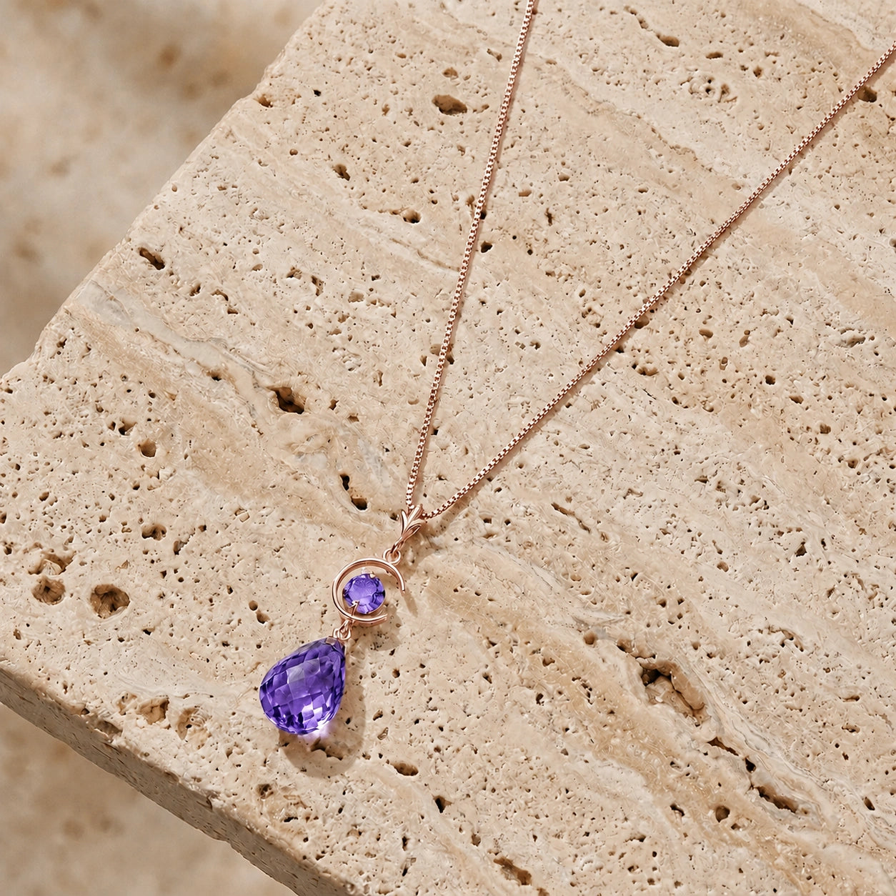 Rose Gold Amethyst — Ferdinanda