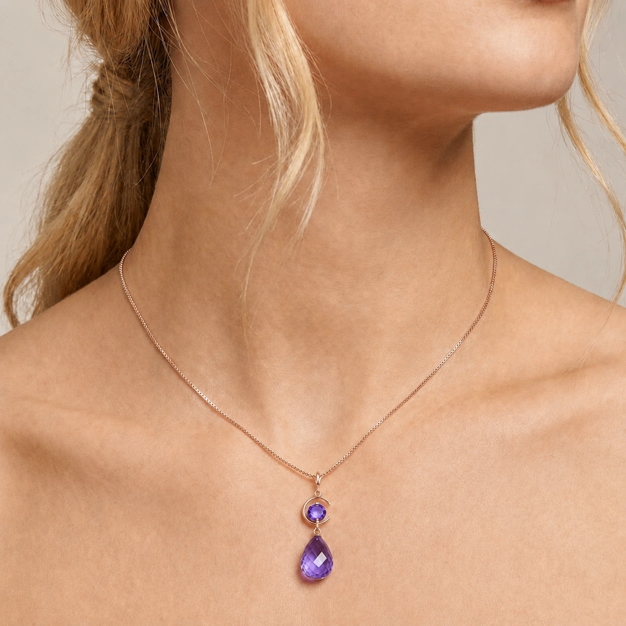 Rose Gold Amethyst — Ferdinanda