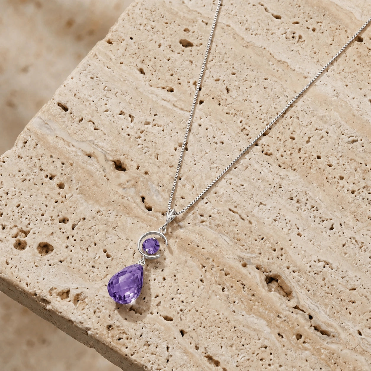 White Gold Amethyst — Ferdinanda