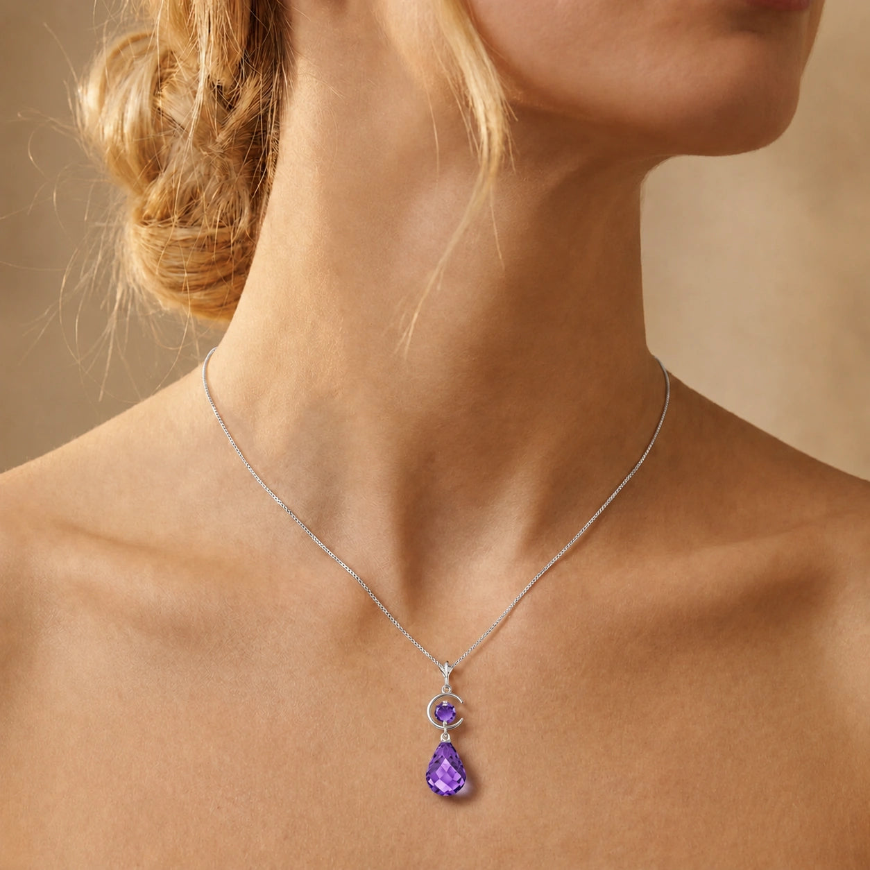 White Gold Amethyst — Ferdinanda