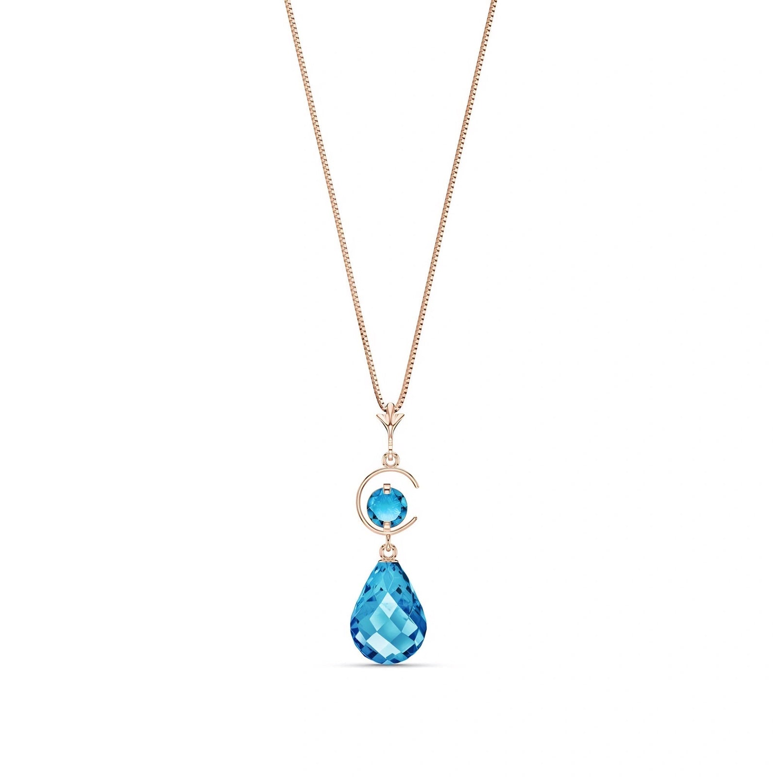Rose Gold Blue Topaz — Ferdinanda