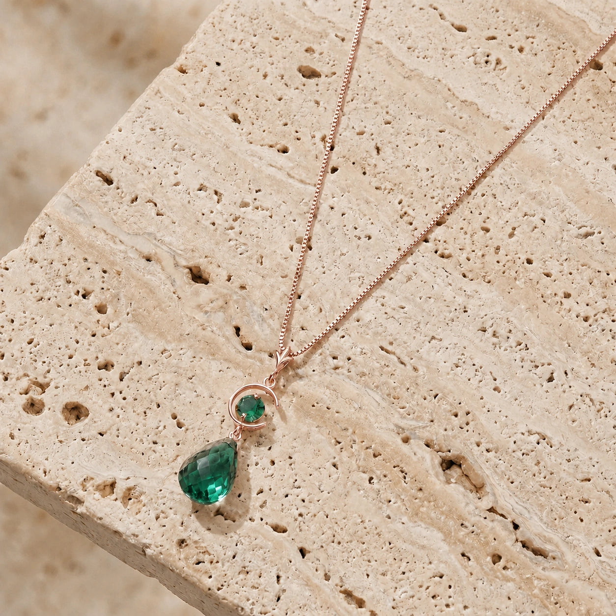 Rose Gold Emerald — Ferdinanda