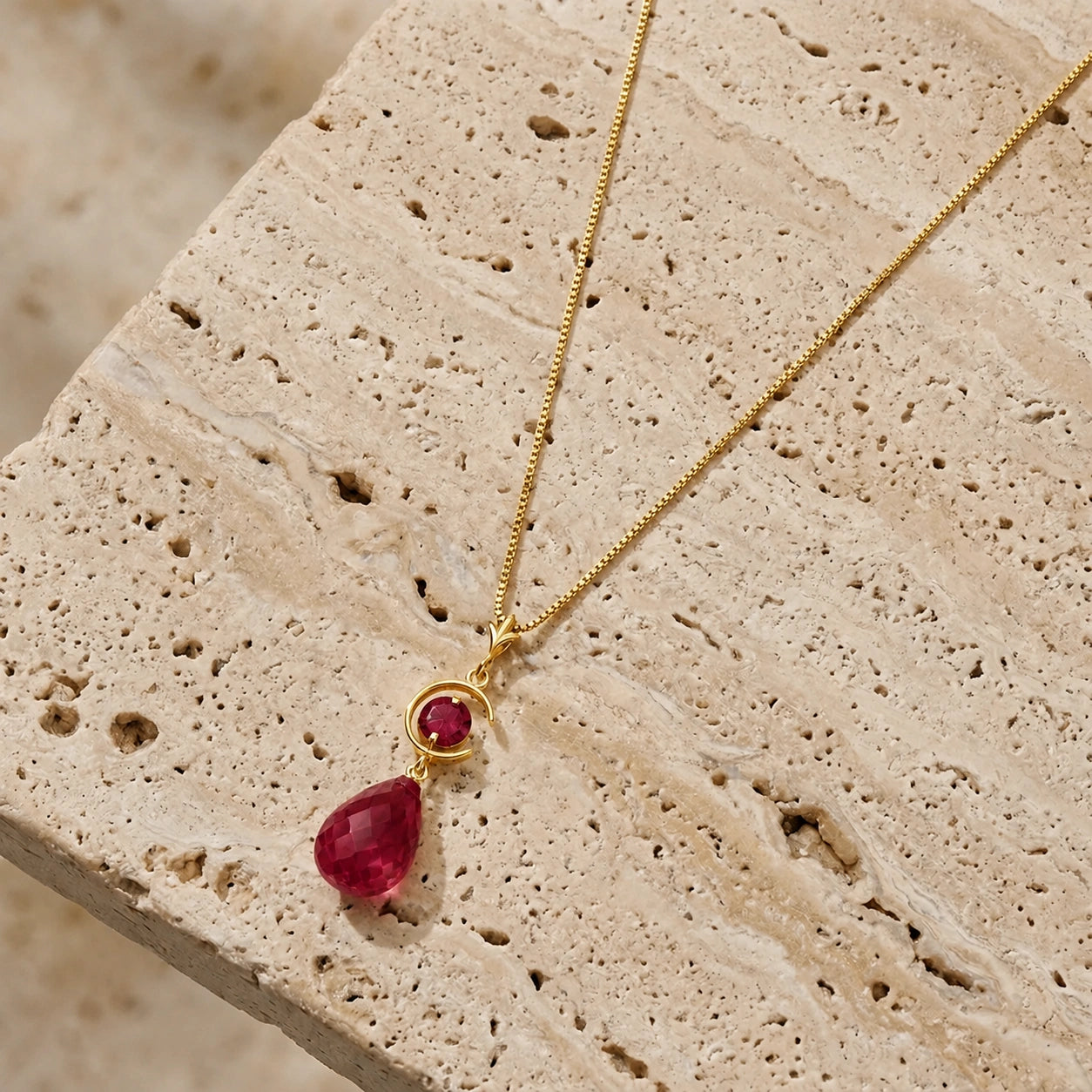 Yellow Gold Ruby — Ferdinanda