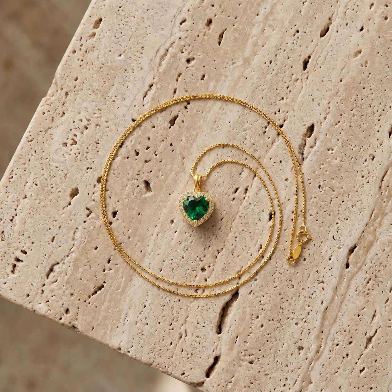 Yellow Gold Emerald & Diamond — Filiberta