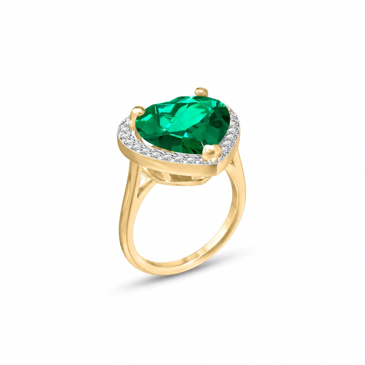 Yellow Gold Emerald & Diamond — Filippa