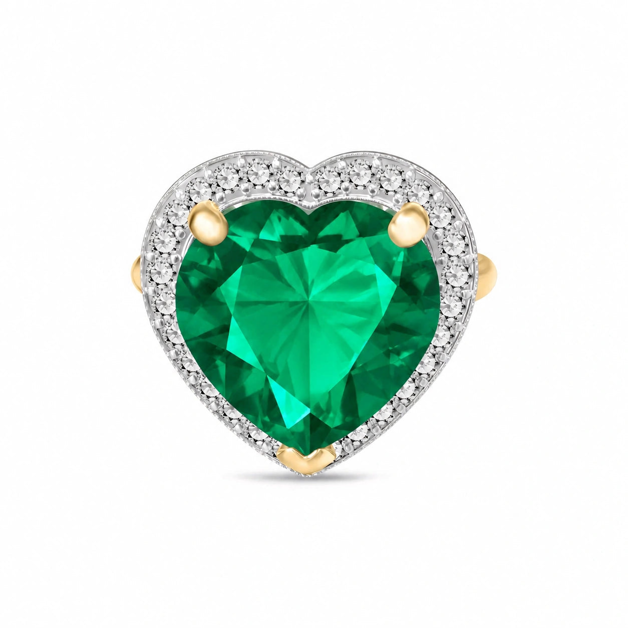 Yellow Gold Emerald & Diamond — Filippa