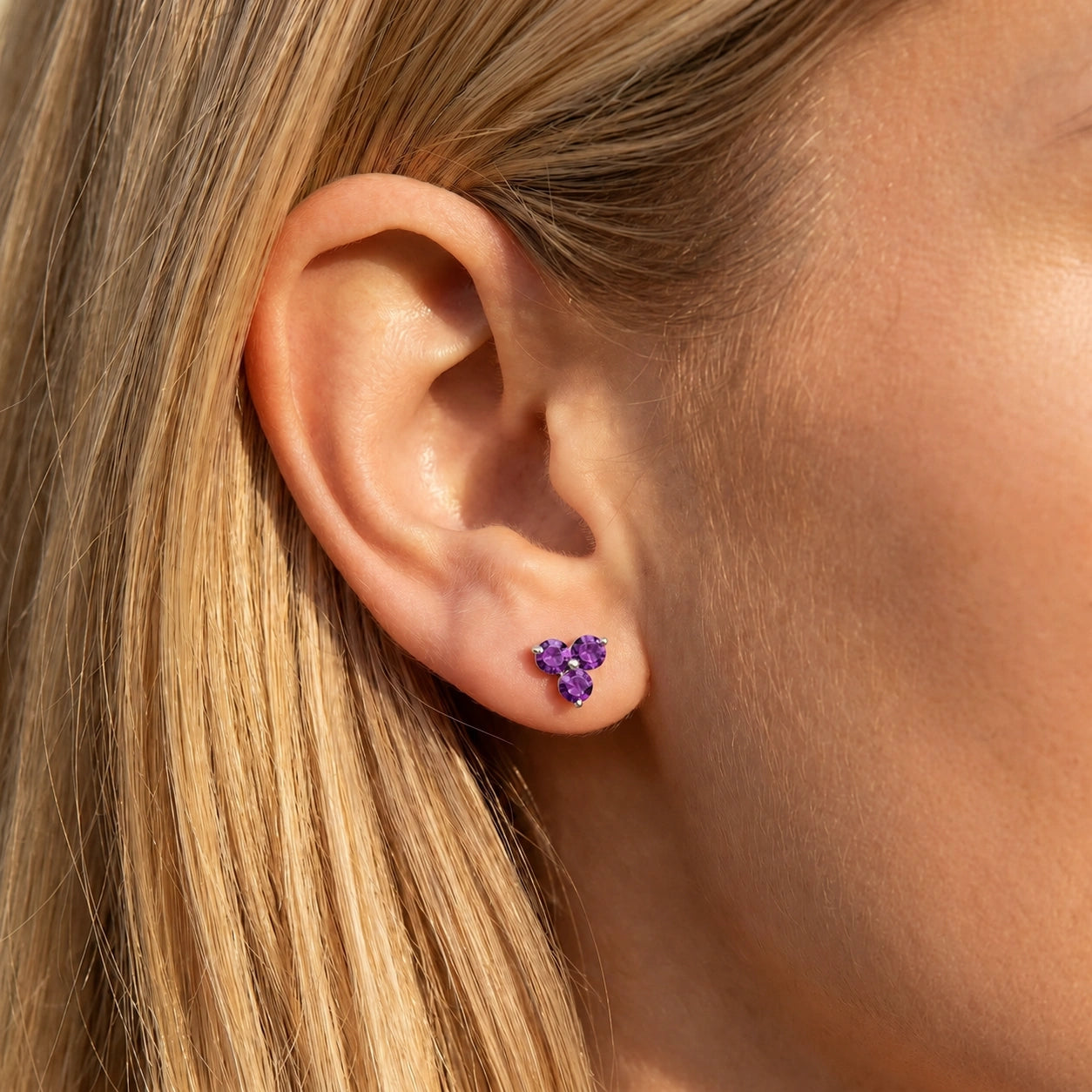 White Gold Amethyst — Mariaaspasia
