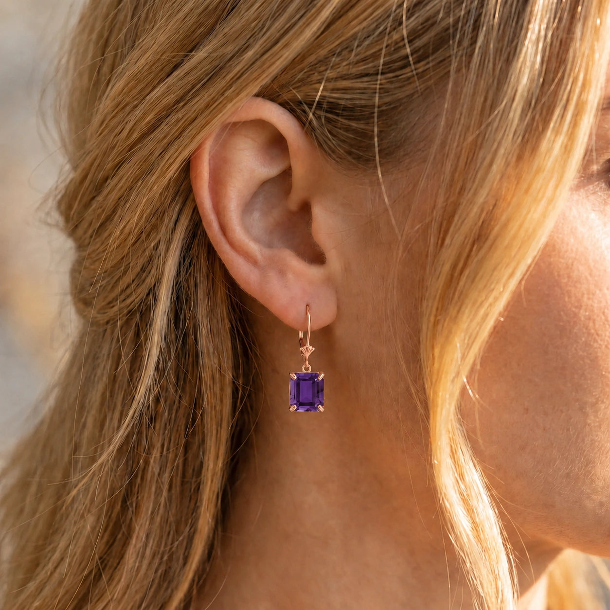 Rose Gold Amethyst — Fioralisa