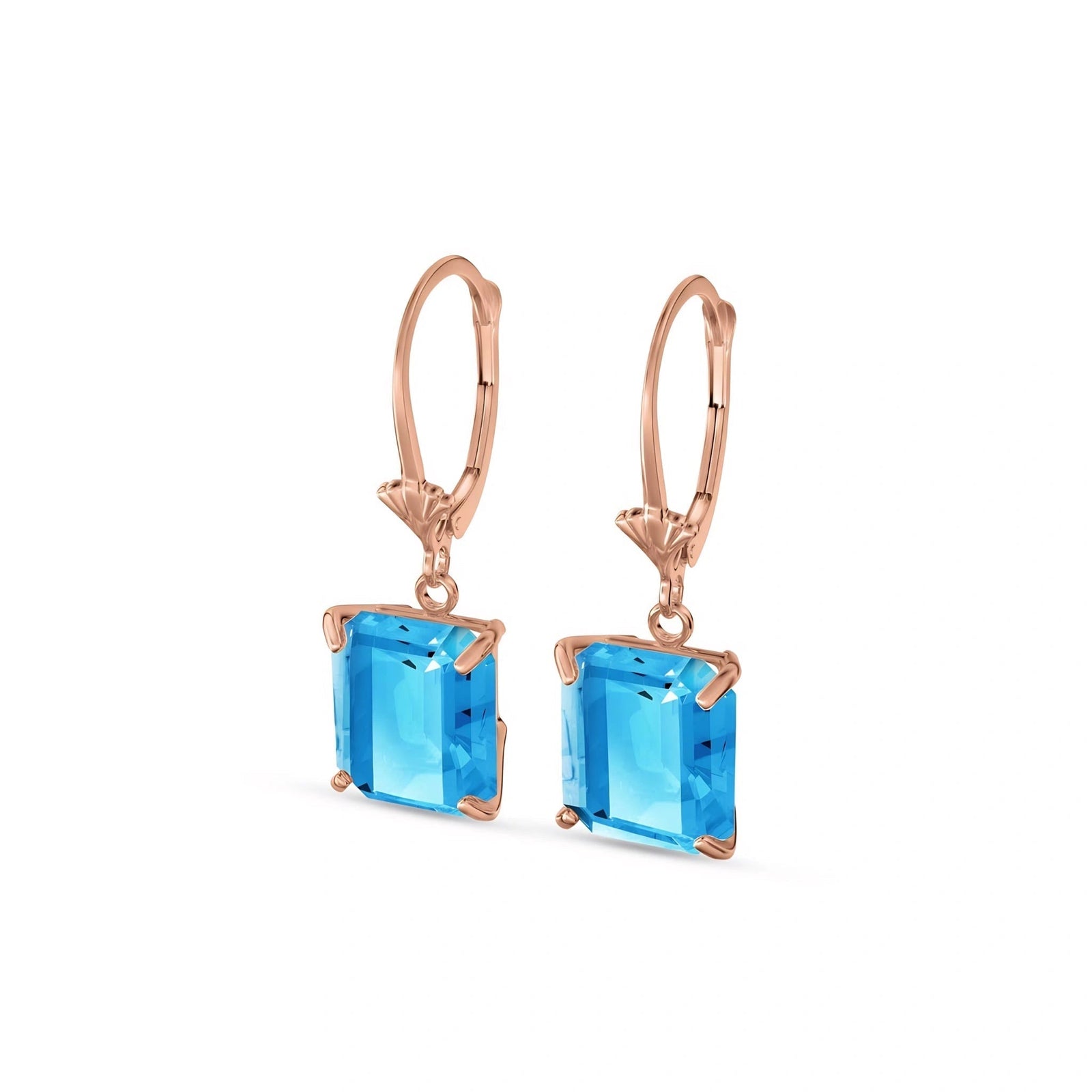 Rose Gold Blue Topaz — Fioralisa