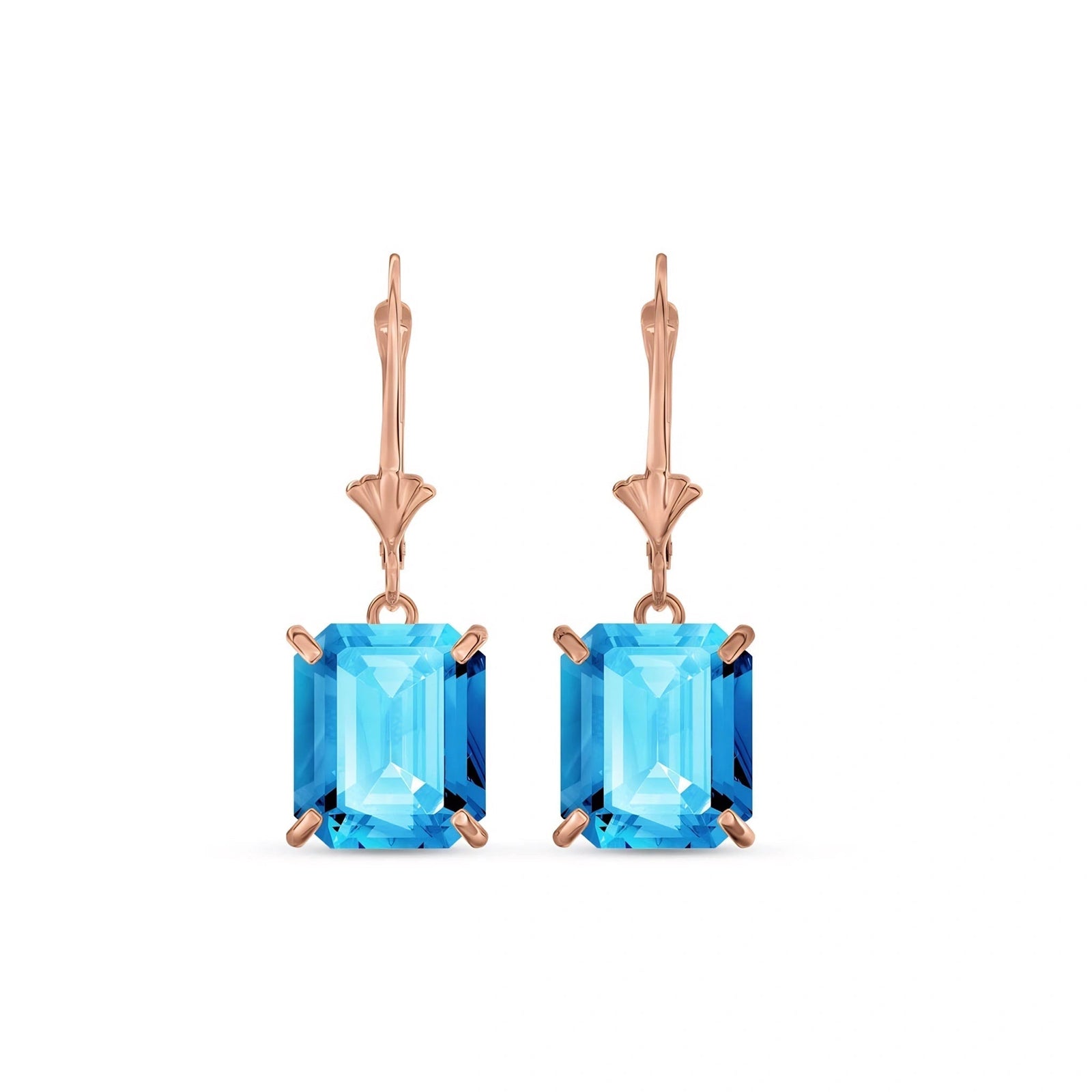 Rose Gold Blue Topaz — Fioralisa