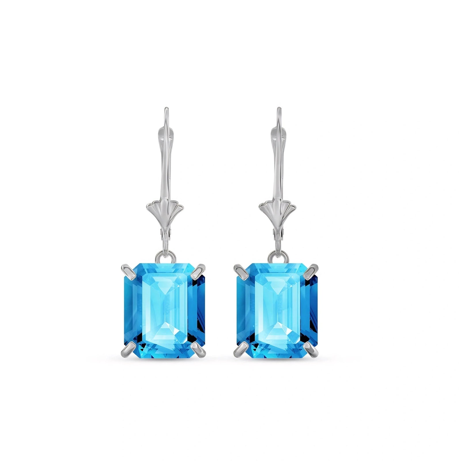 White Gold Blue Topaz — Fioralisa
