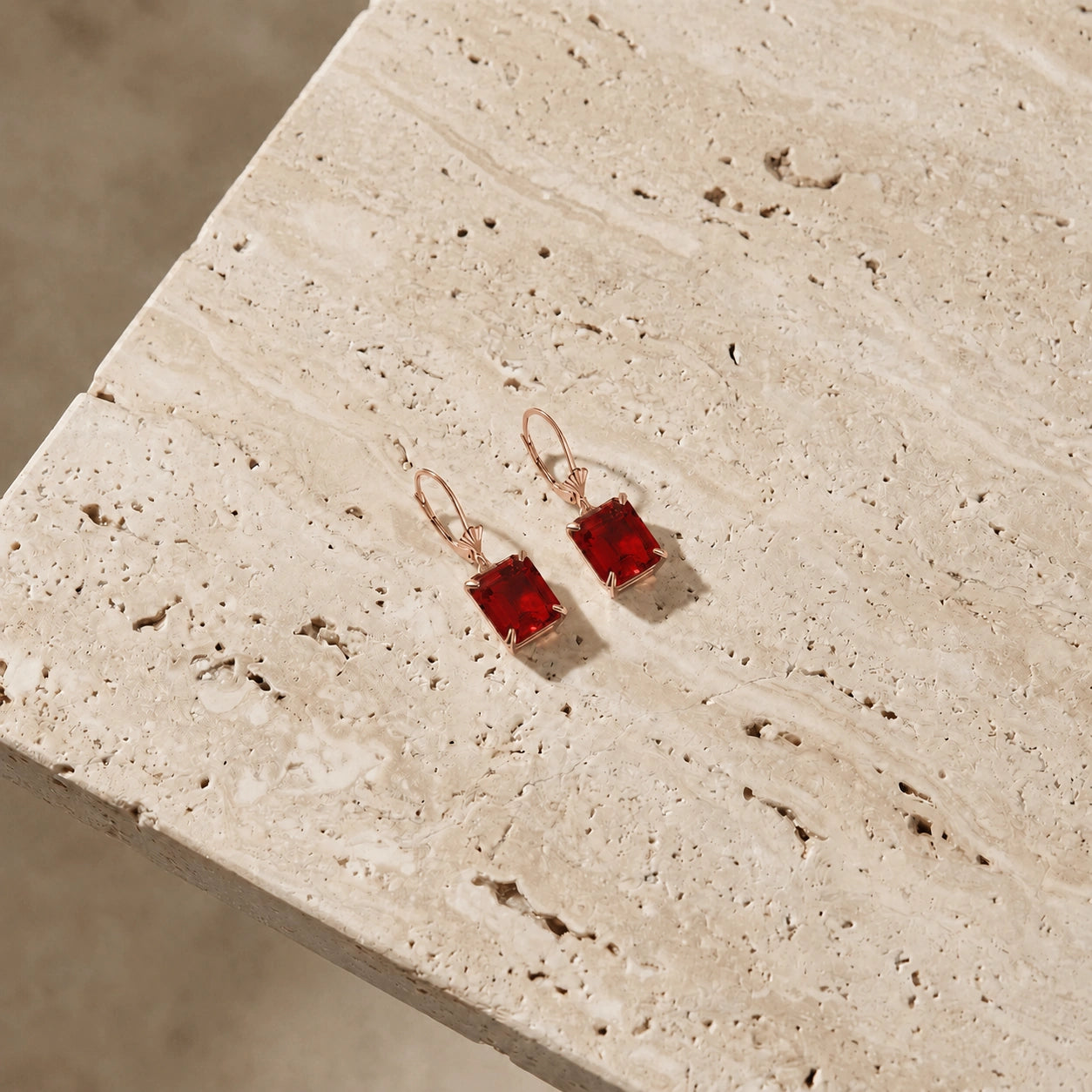Rose Gold Garnet — Fioralisa