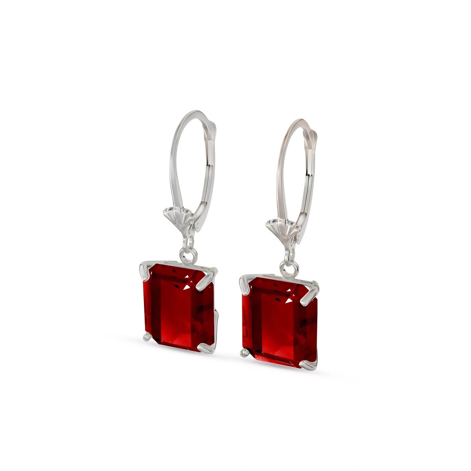 White Gold Garnet — Fioralisa