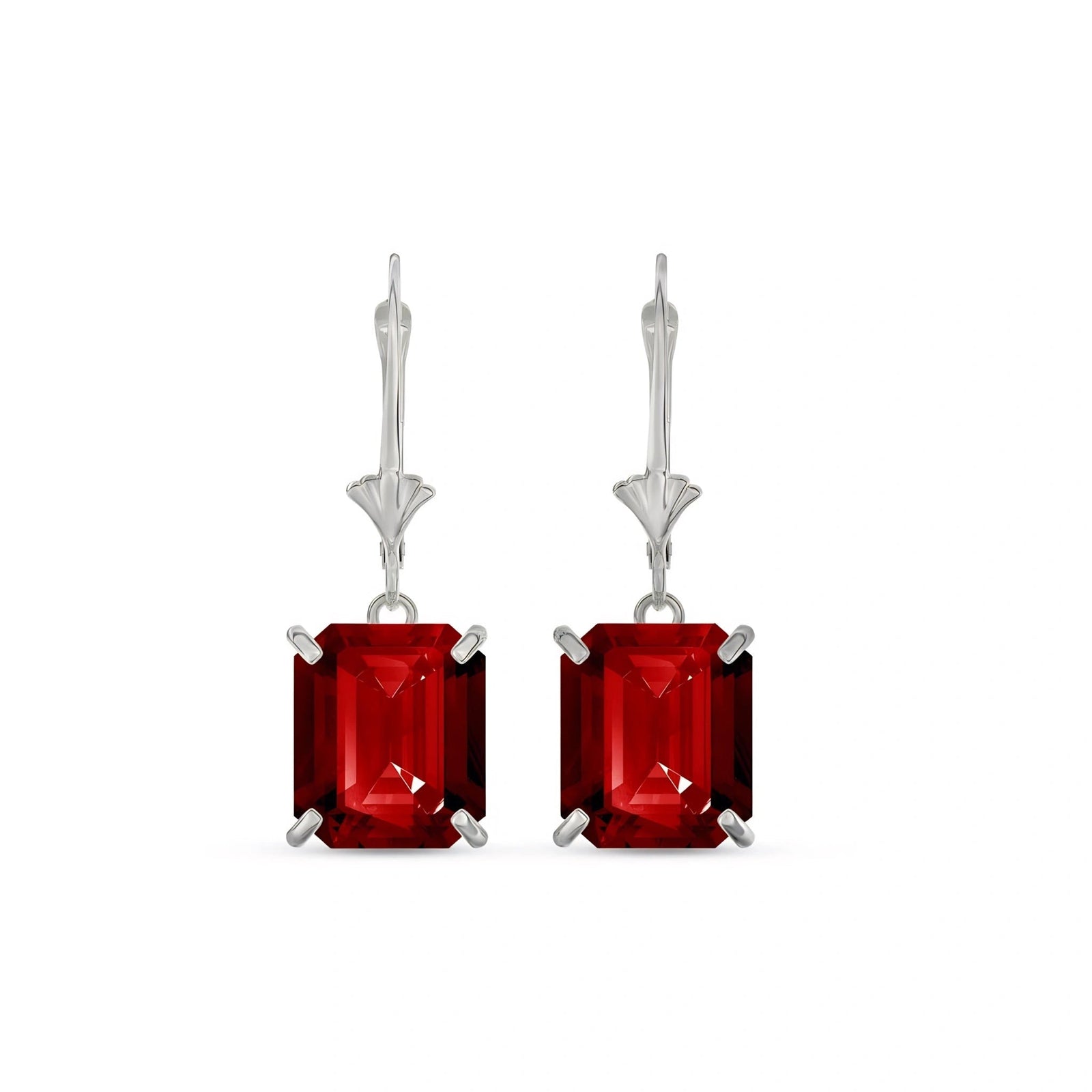 White Gold Garnet — Fioralisa