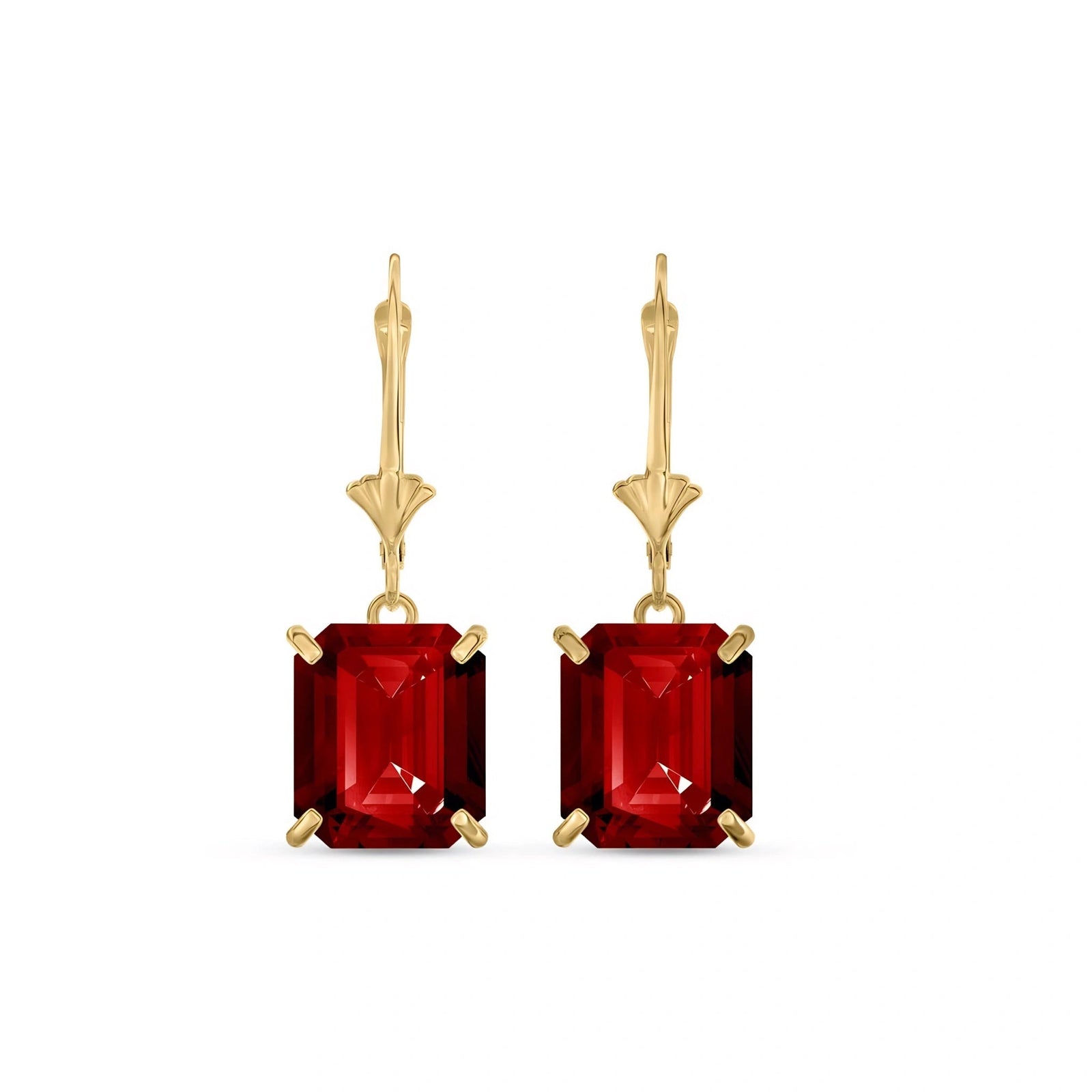 Yellow Gold Garnet — Fioralisa