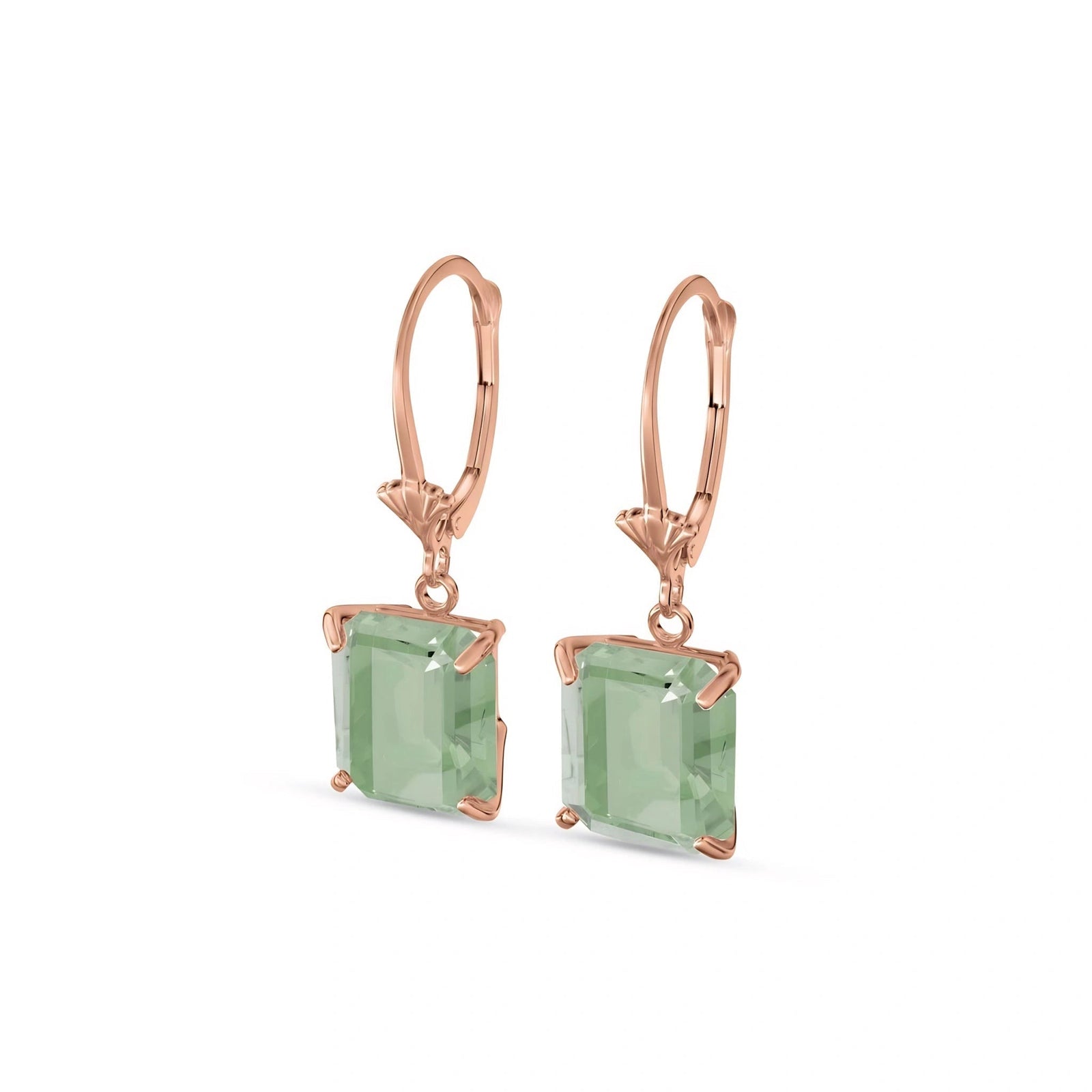 Rose Gold Green Amethyst — Fioralisa