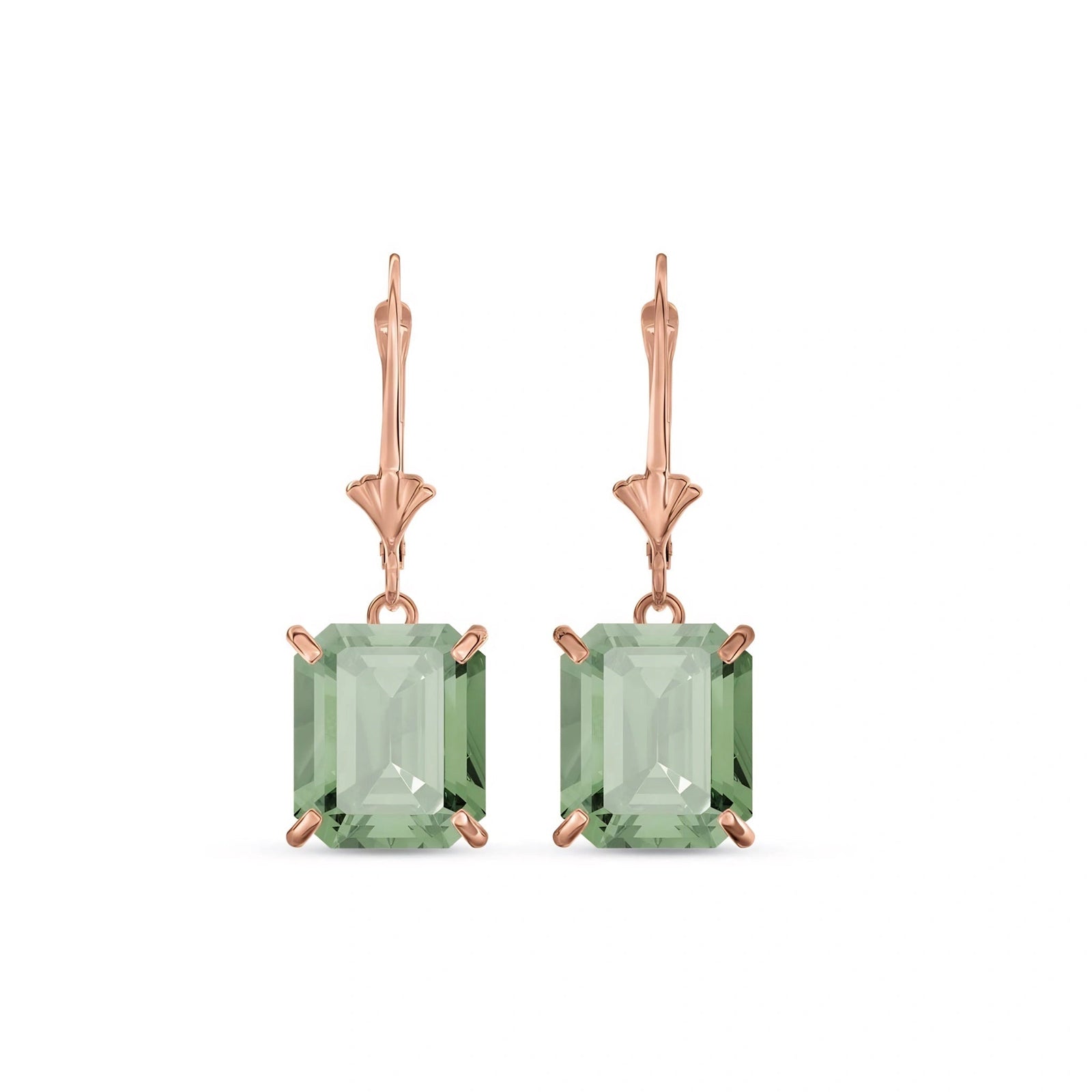 Rose Gold Green Amethyst — Fioralisa