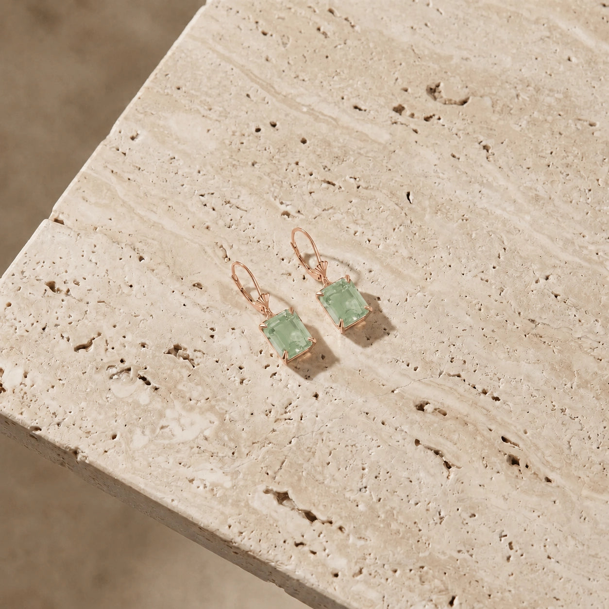 Rose Gold Green Amethyst — Fioralisa