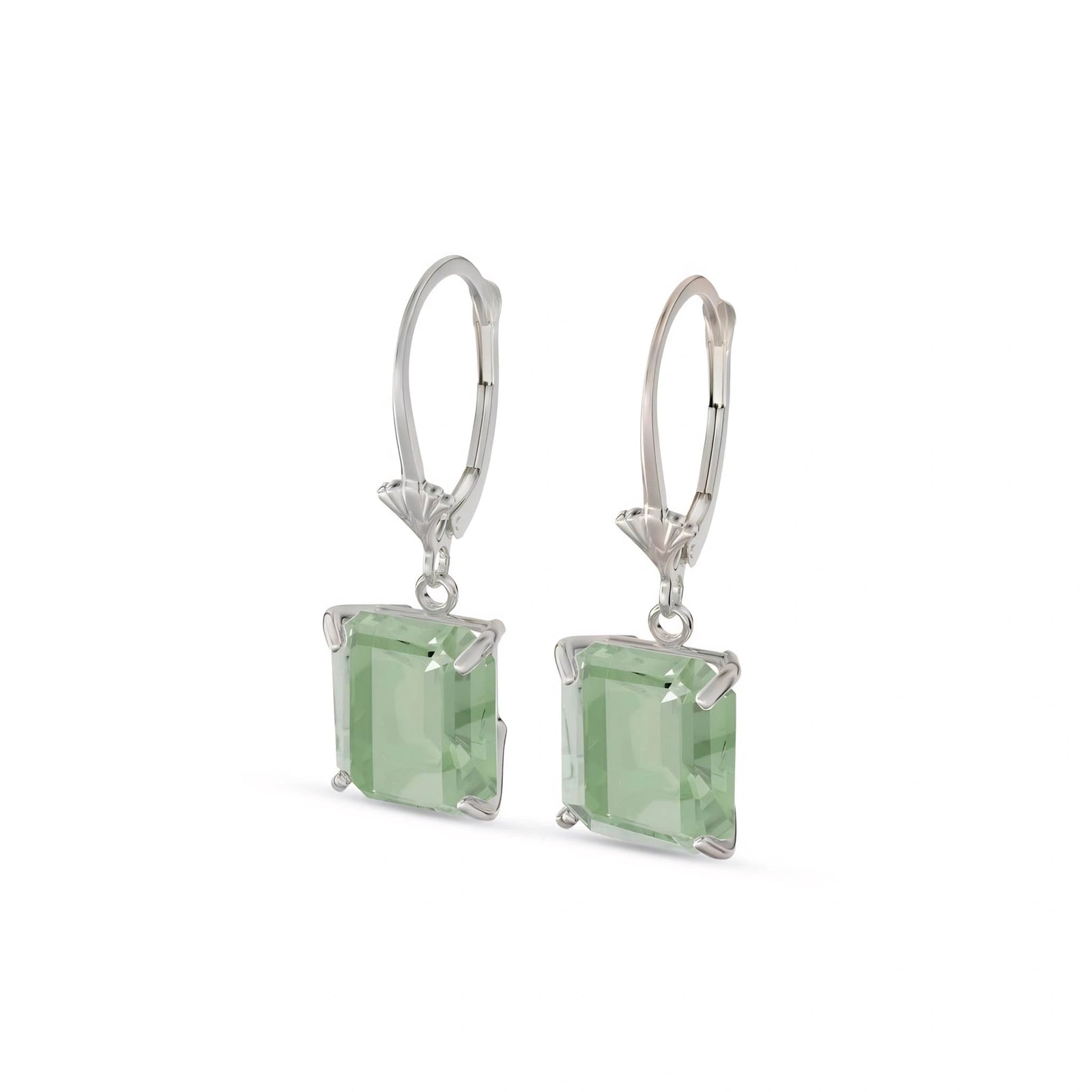 White Gold Green Amethyst — Fioralisa