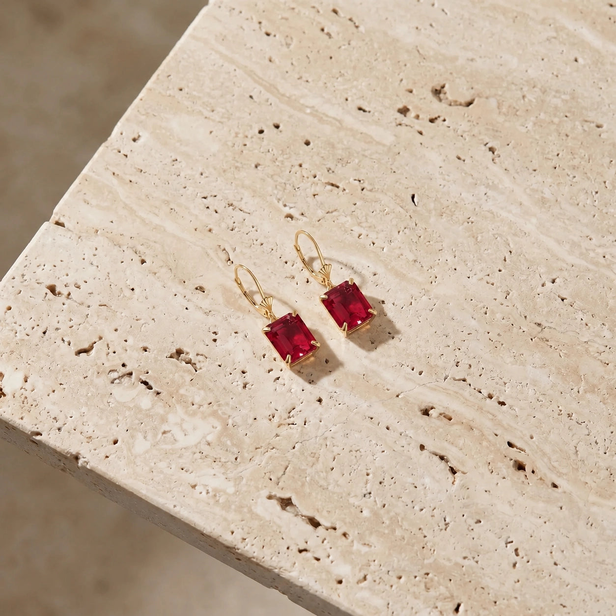 Yellow Gold Ruby — Fioralisa