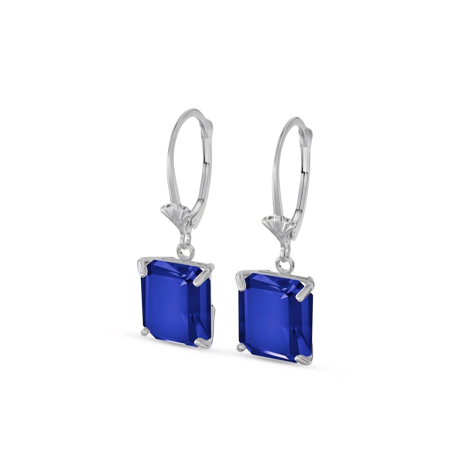 White Gold Sapphire & Emerald — Fioralisa