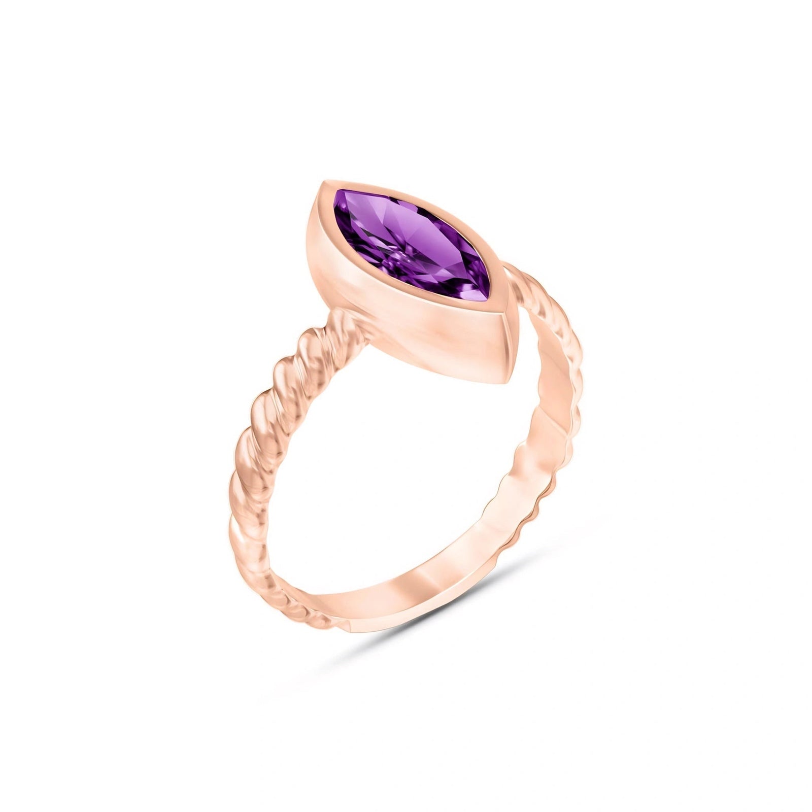 Rose Gold Amethyst — Fiorenza