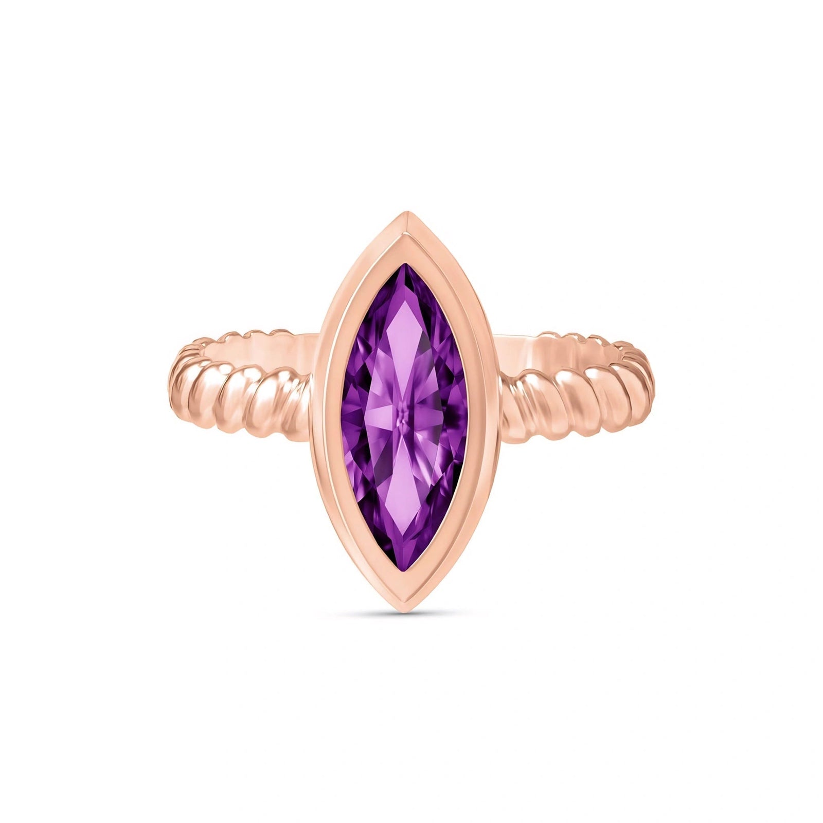 Rose Gold Amethyst — Fiorenza