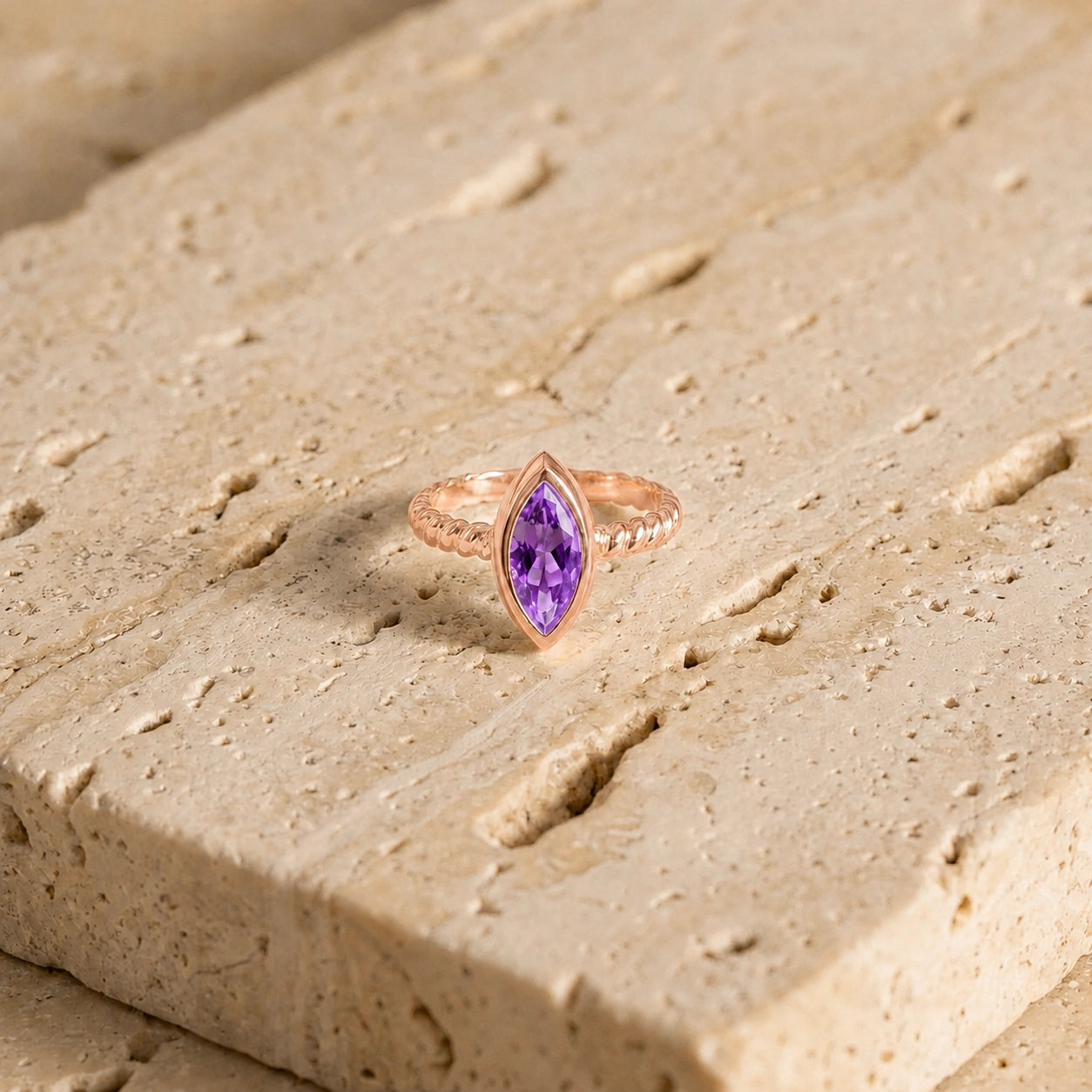 Rose Gold Amethyst — Fiorenza