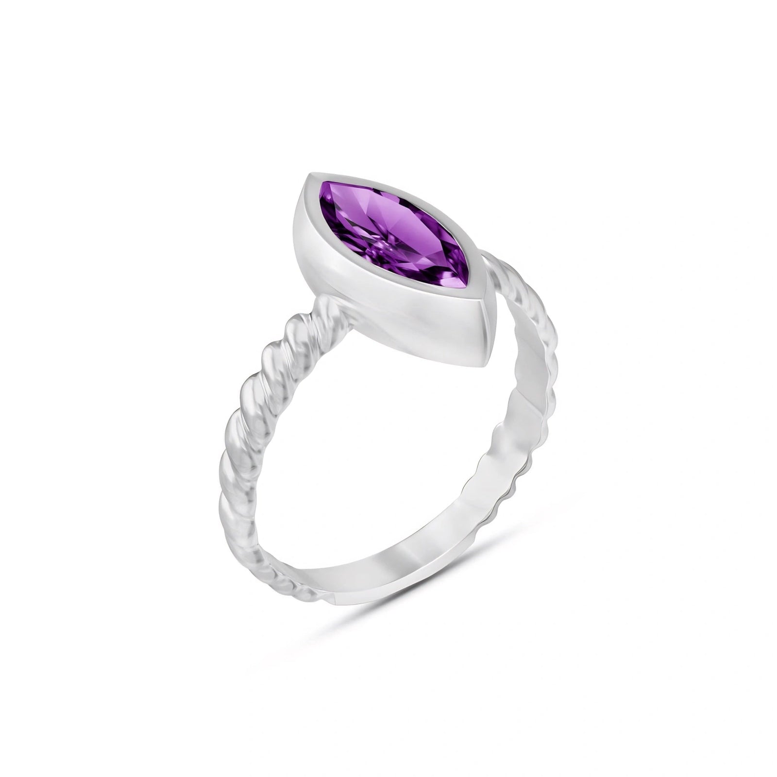 White Gold Amethyst — Fiorenza
