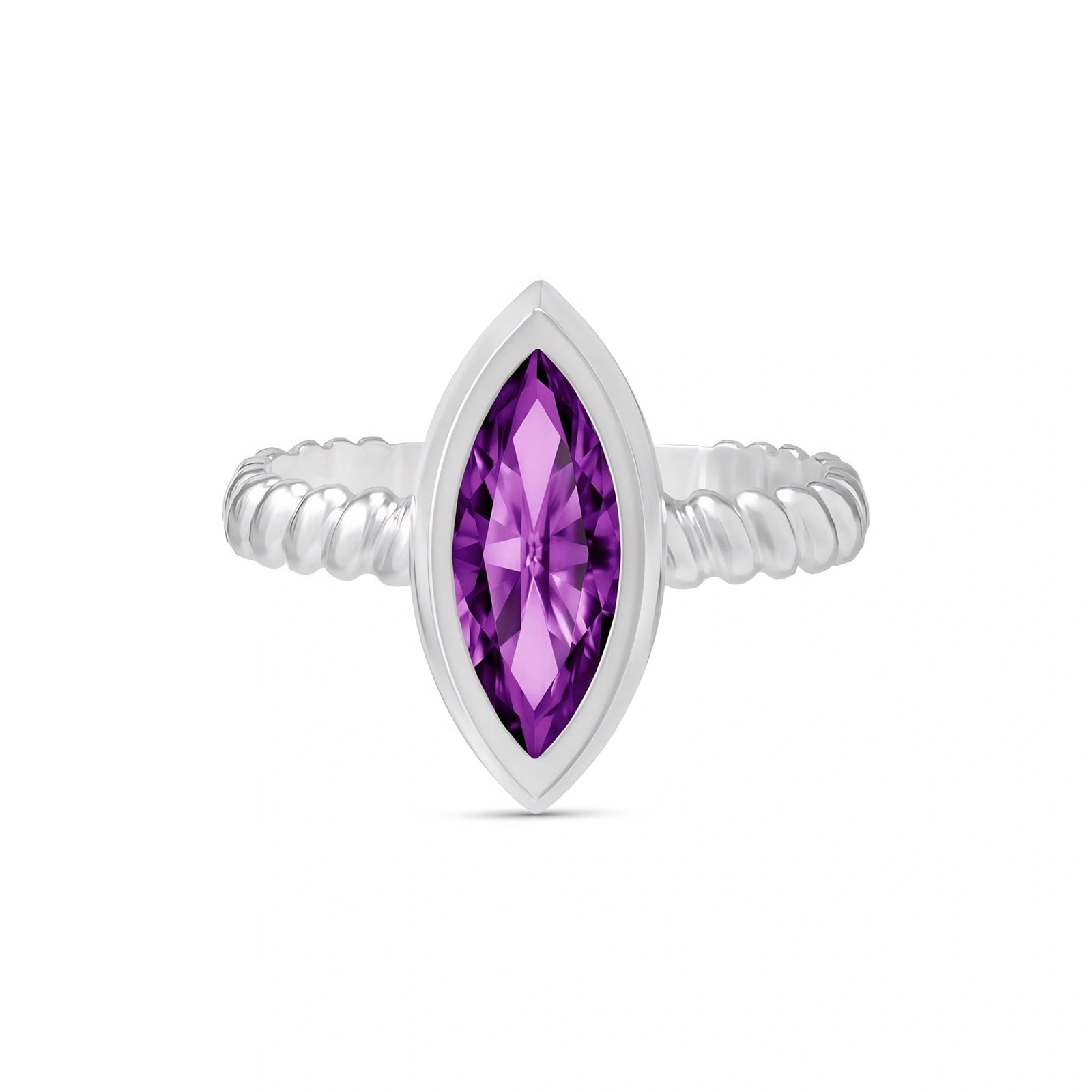 White Gold Amethyst — Fiorenza