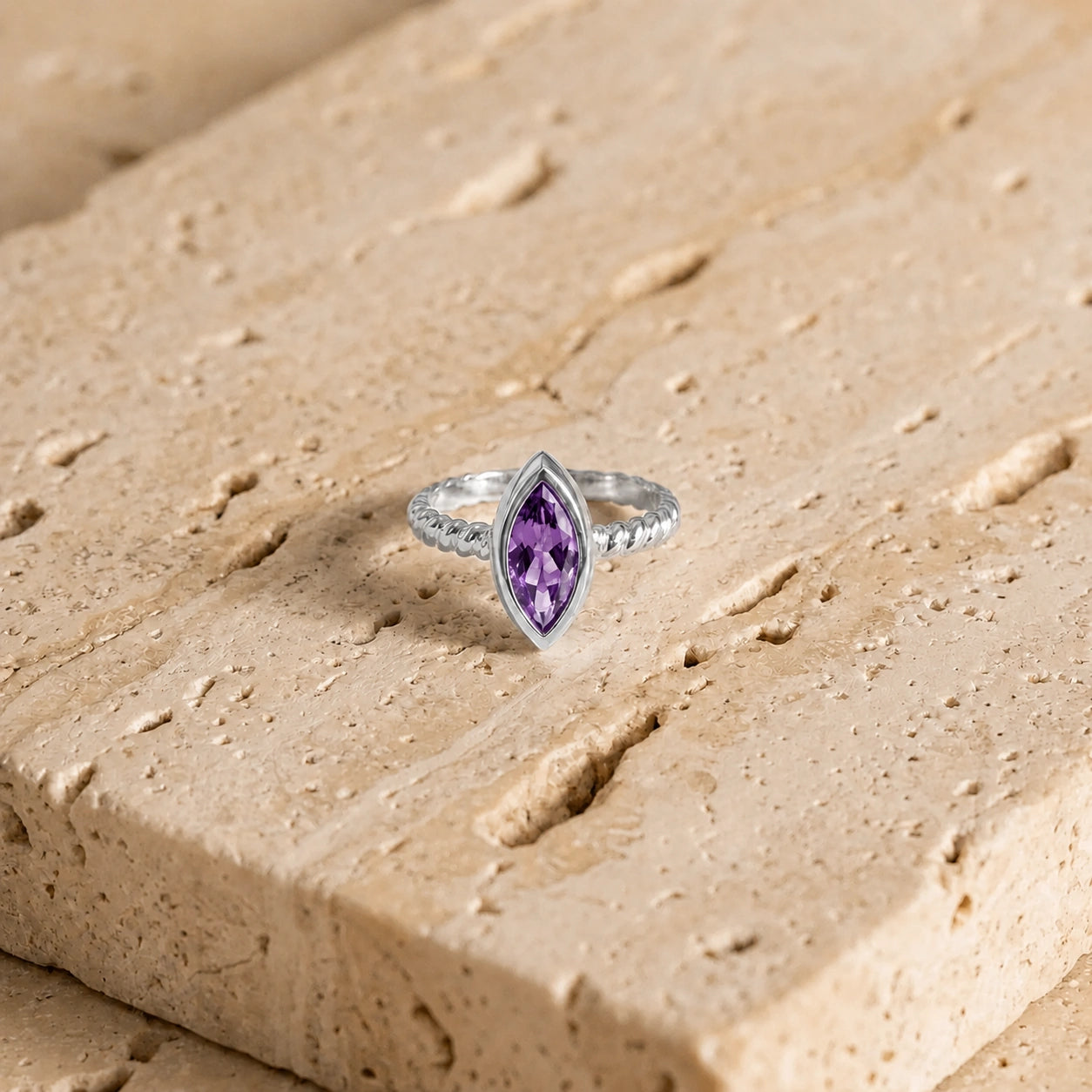 White Gold Amethyst — Fiorenza