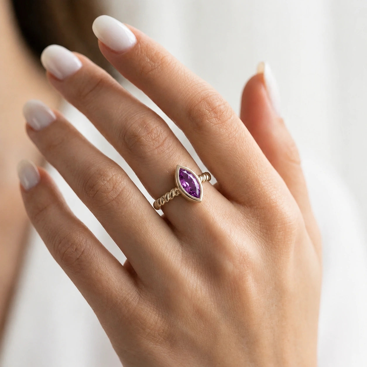Yellow Gold Amethyst — Fiorenza
