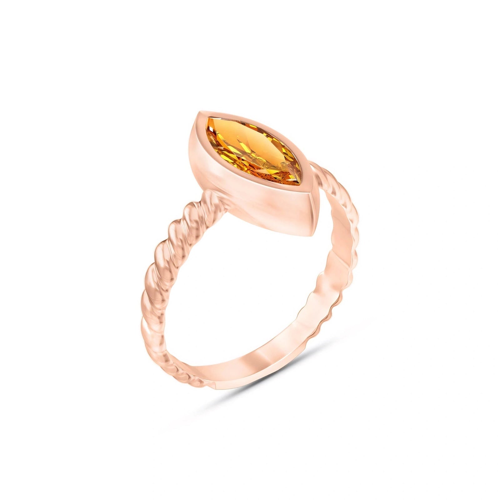 Rose Gold Citrine — Fiorenza