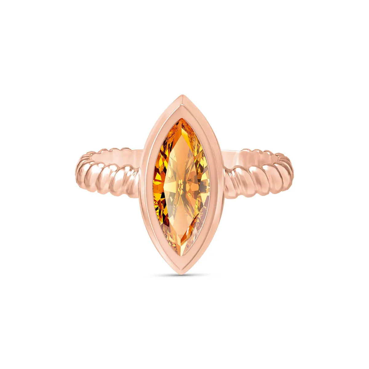 Rose Gold Citrine — Fiorenza